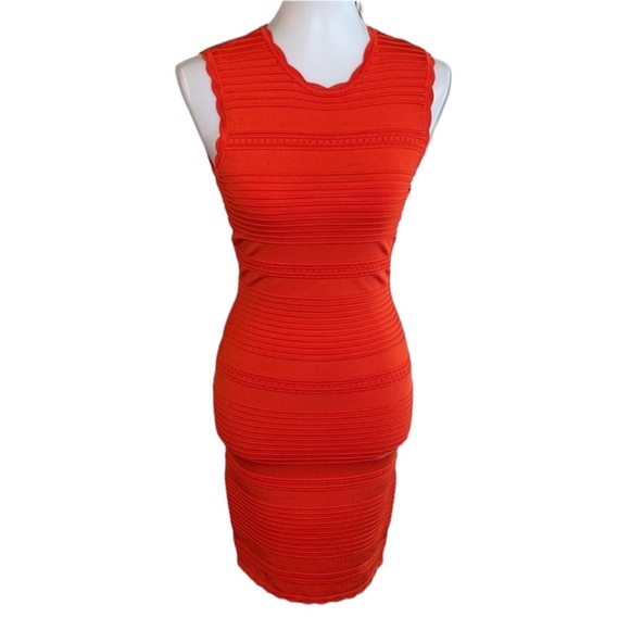 ARC Chloe Bodycon Dress Red Size Medium NWT - Picture 4 of 17